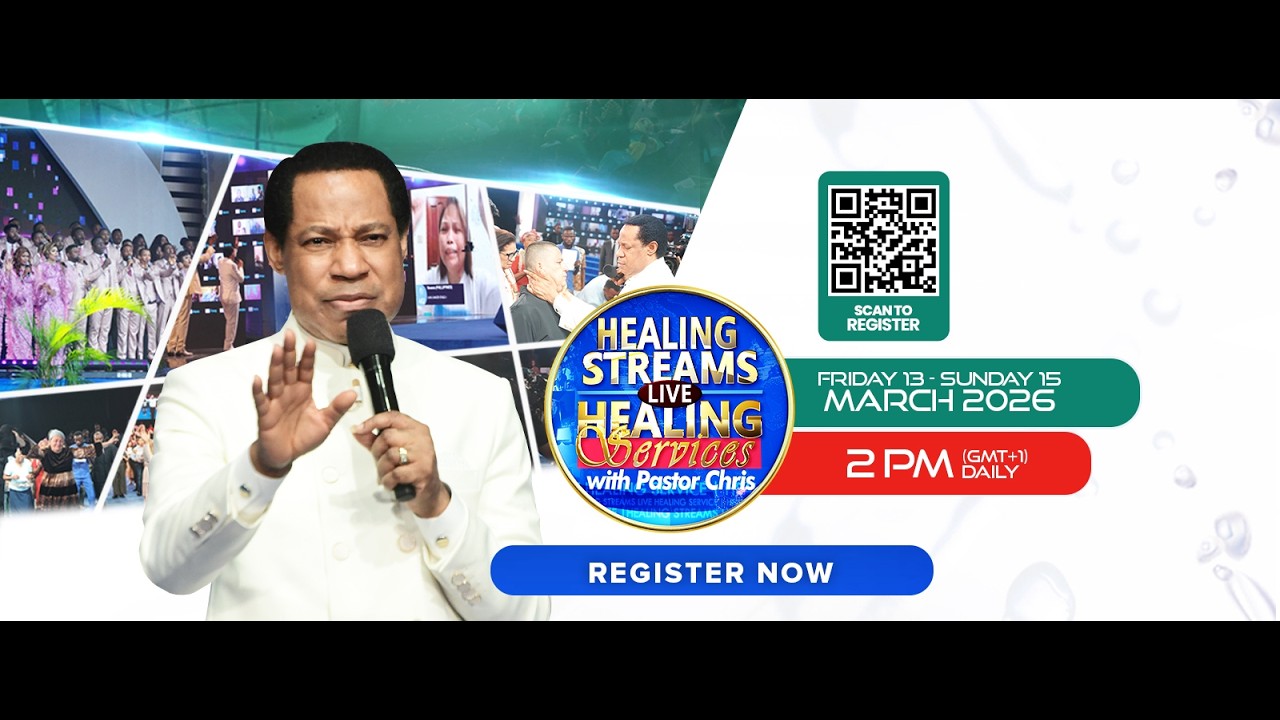MARCH HEALING STREAMS LIVE HEALING SERVICES WITH PASTOR CHRIS DAY 1 IS HERE!!