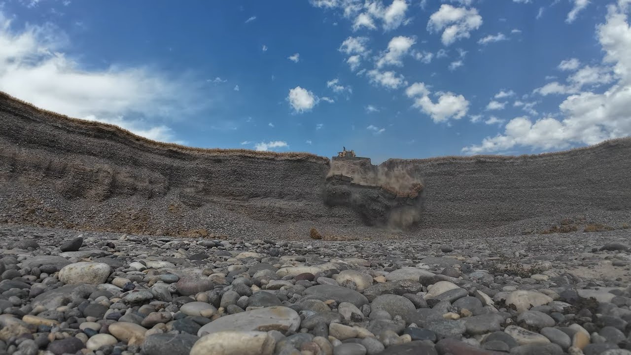 D9G Brings Down 20 Foot High Wall