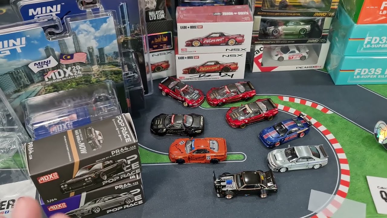 Malaysia Diecast Expo 2024 unBOX EVERYTHING Part1 MiniGT KaidoHouse PopRace