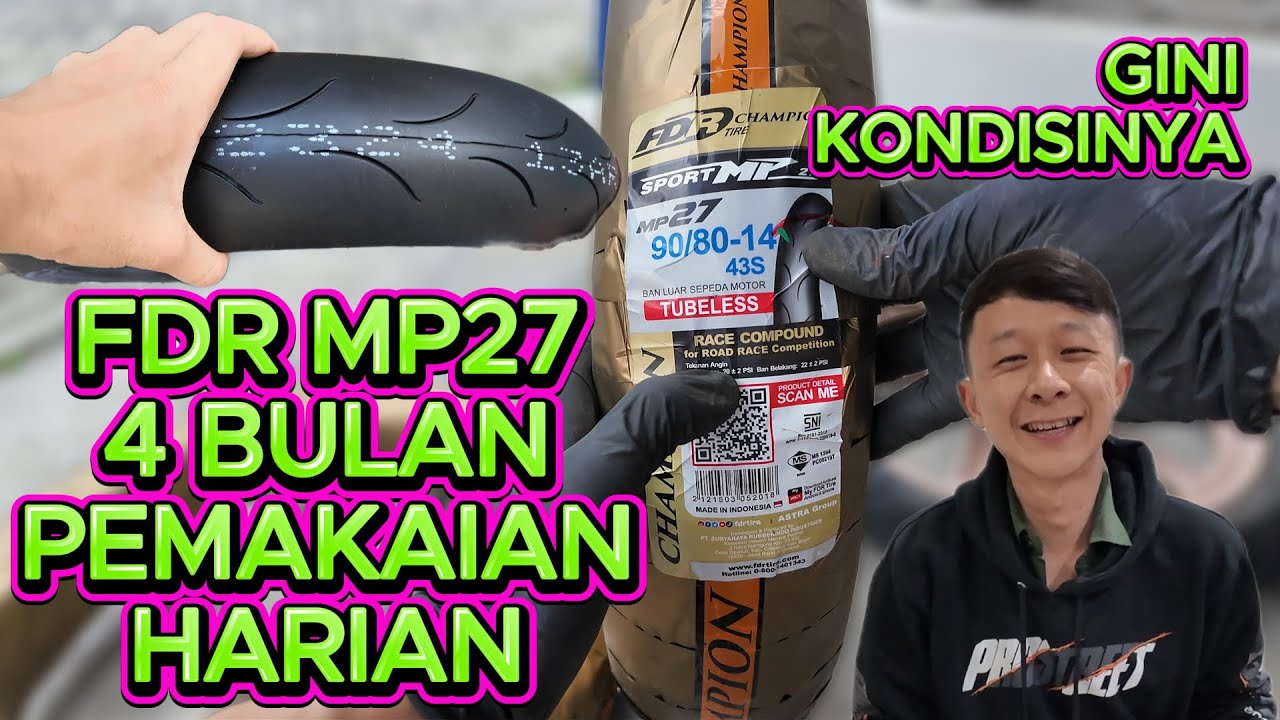 Review Jujur Ban FDR MP27 Setelah 4 Bulan Pemakaian Setiap Hari! Mio J Project Eps. 14!
