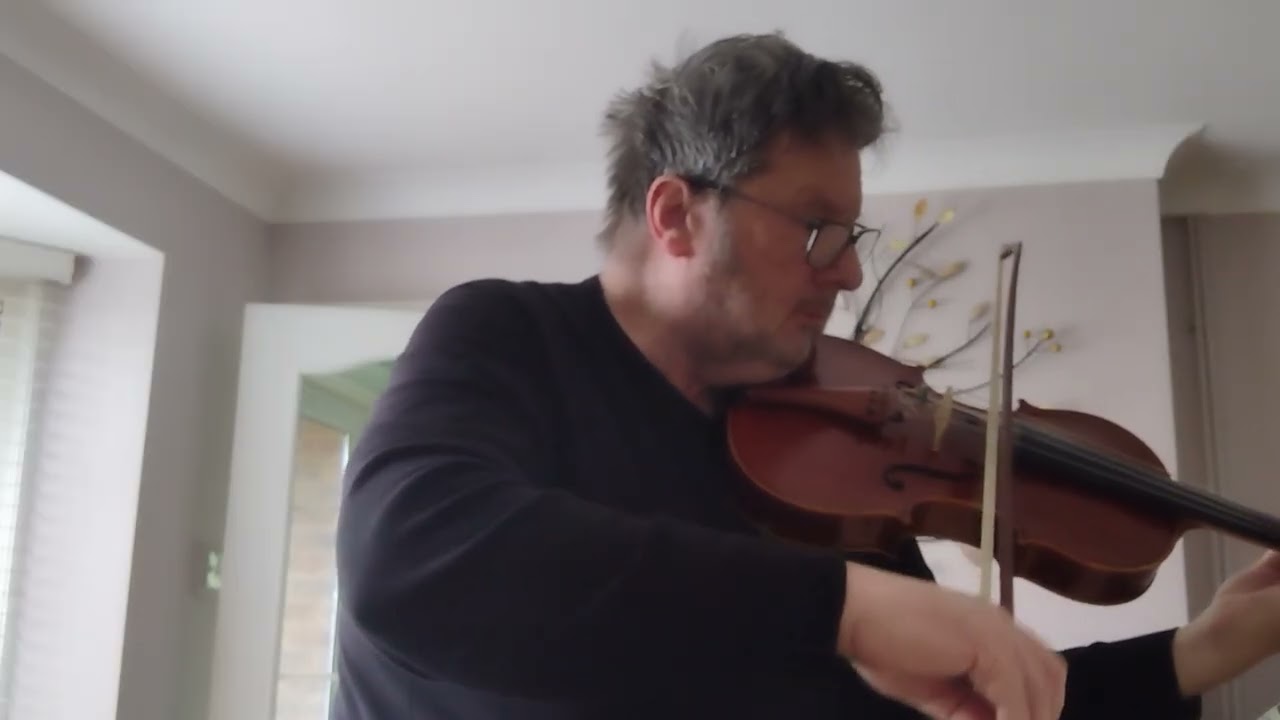Allemande from cello suite no 3 for viola by J S Bach.