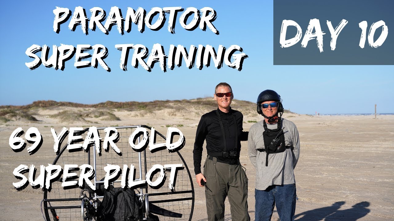 69 Year Old Paramotor SUPER Student!! Two 60 Year Old Super Student Take To The Sky!!