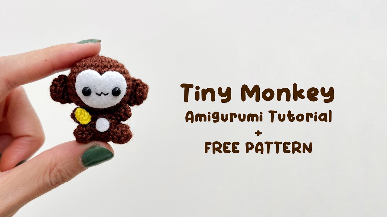 Monkey Amigurumi Crochet Tutorial | Step by Step | FREE PATTERN