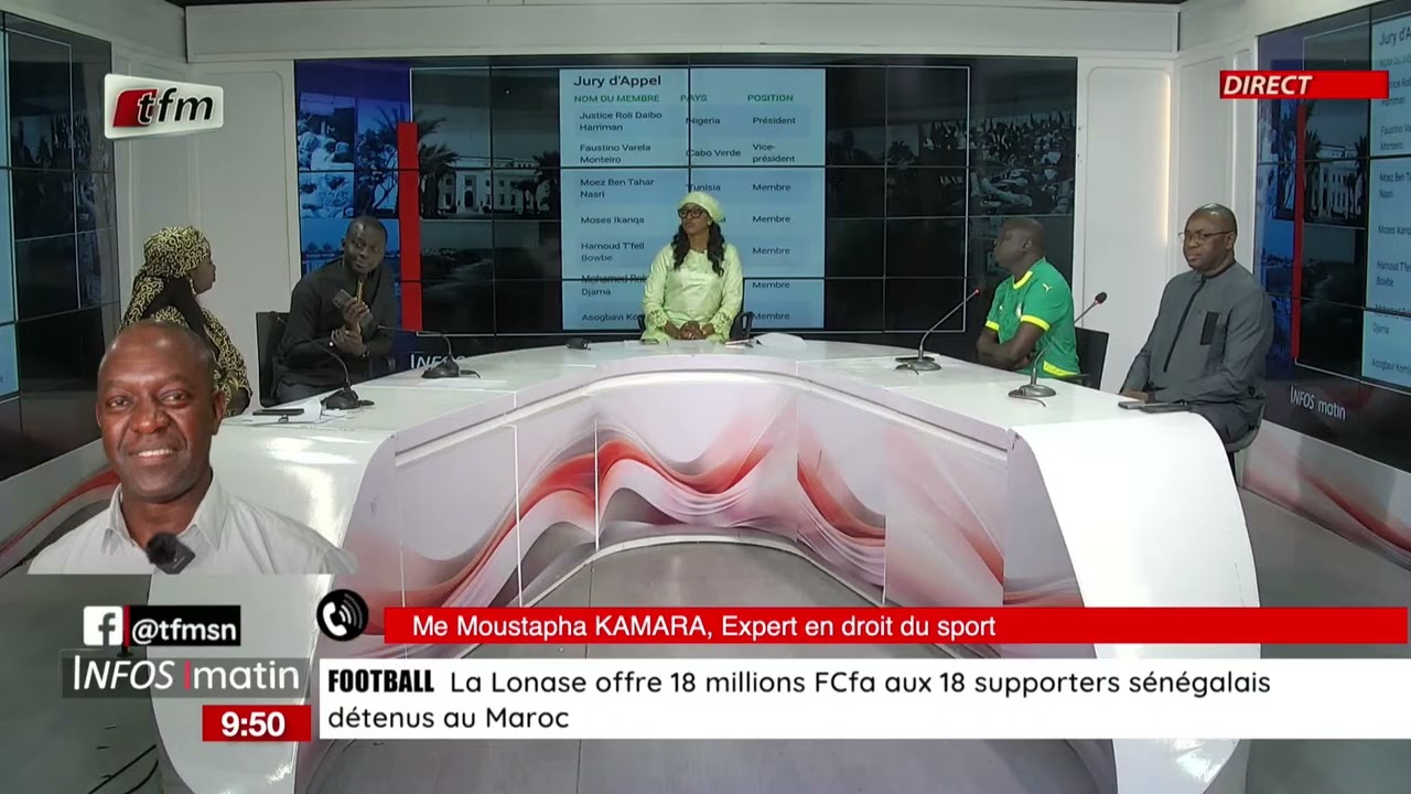 infos matin | réaction de Me Moustapha KAMARA, expert en droit du sport