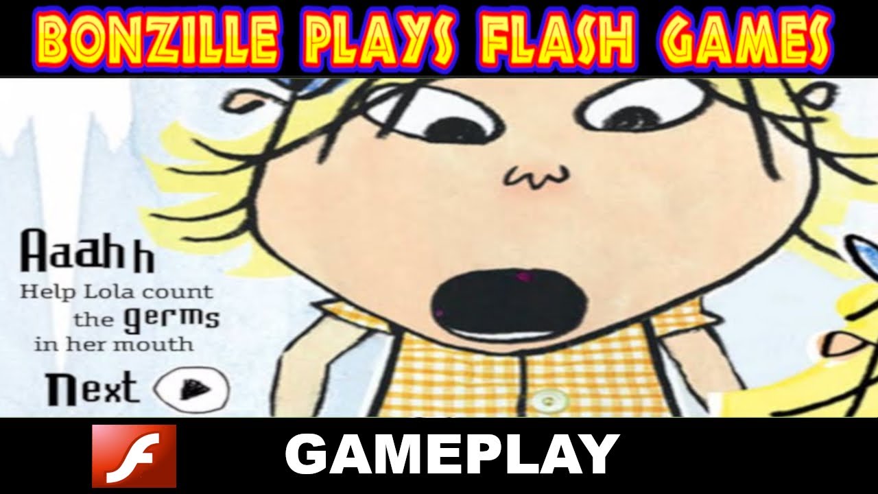 Charlie And Lola Counting Germs Flash Gameplay ( No Commentary )