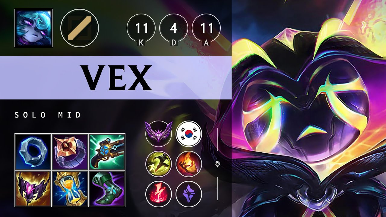 Vex Mid vs Mel - KR Master Patch 25.S1.3