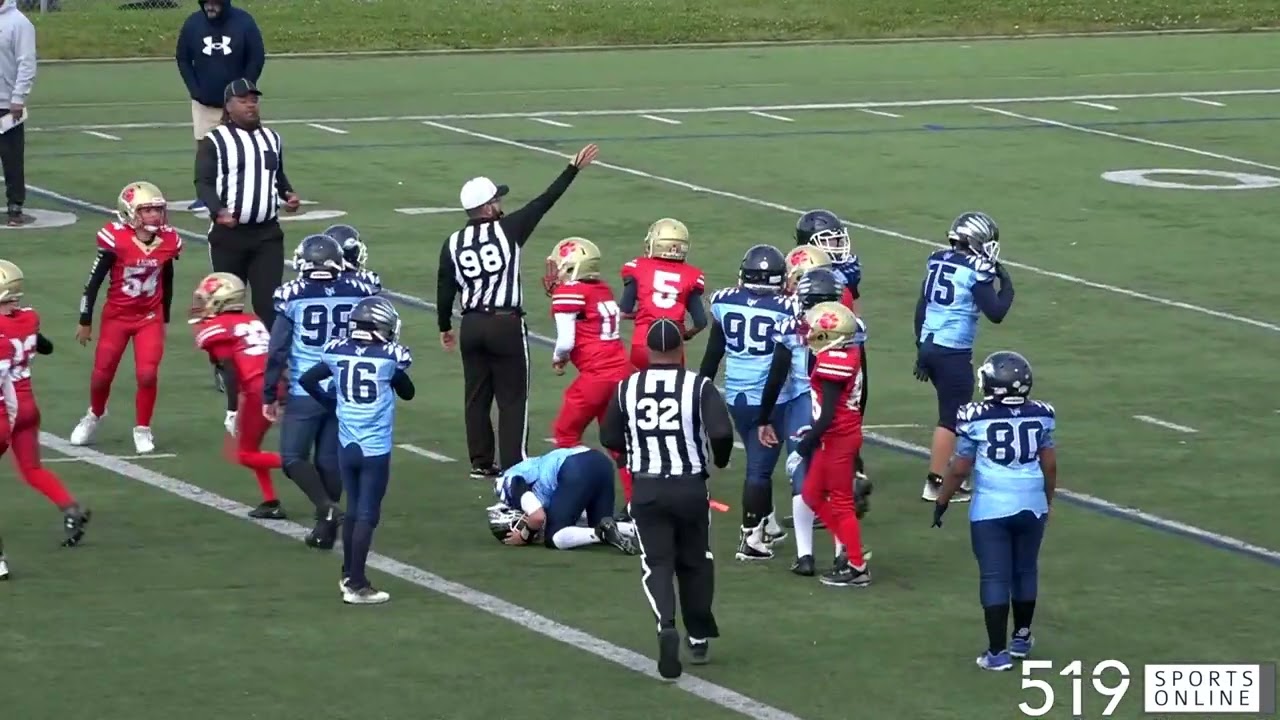 OFFL Football (Under 12) - Oshawa Hawkeyes vs Cambridge Lions