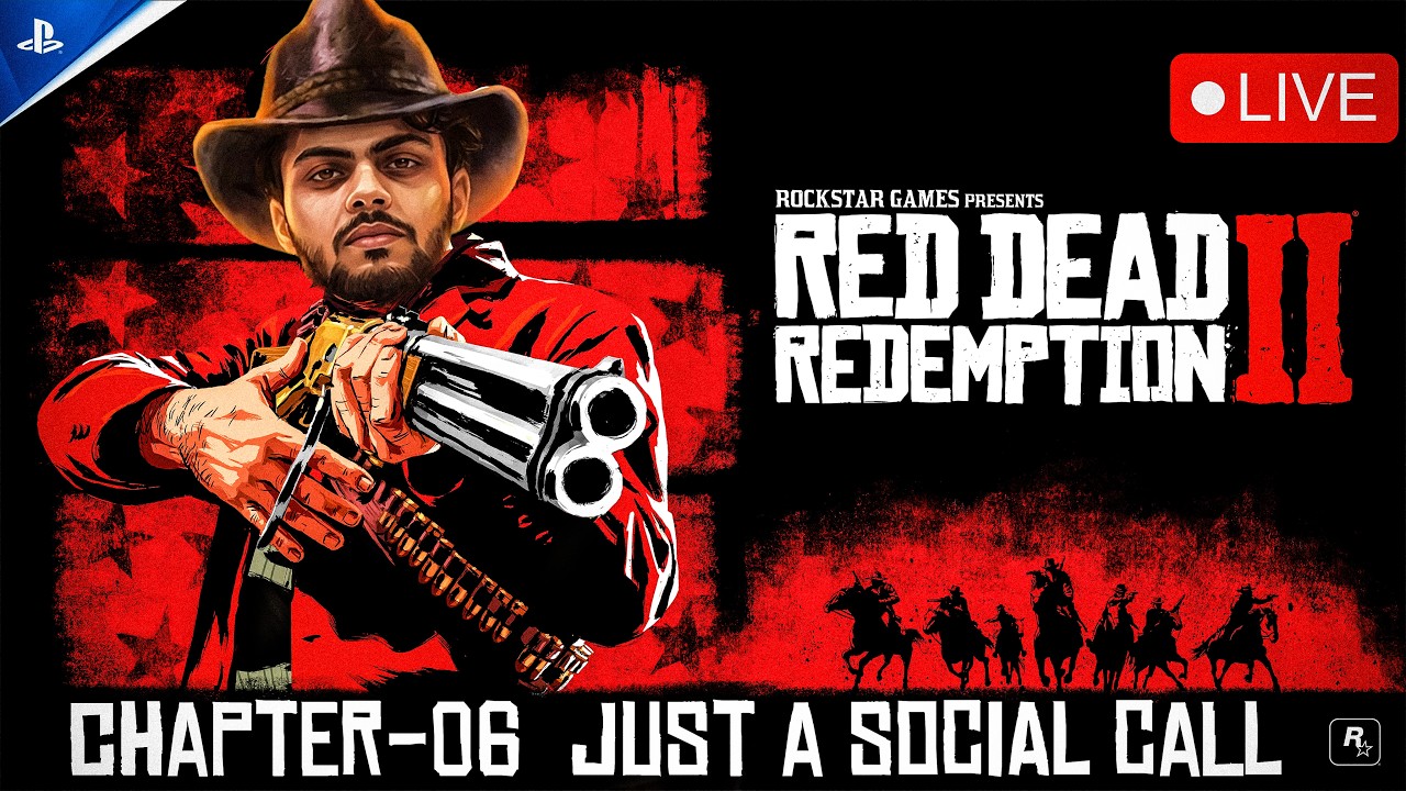 Red Dead Redemption 2  LIVE🔴|  PS5 Gameplay | GamingVlogsNikhil | Just a Social Call | Chapter 06🔴