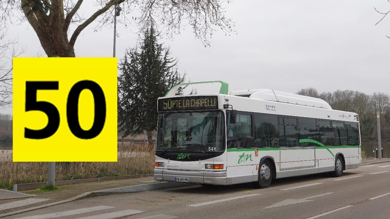 Heuliez GX 317 GNV N°541 - Ligne 50 entre Mairie Saint-Herblain et Basse Indre - Réseau TAN - Nantes