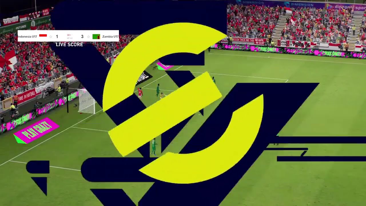 🔴 LIVE : INDONESIA VS ZAMBIA | VIDEO GAME SIMULATION