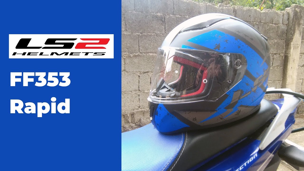 LS2 Rapid FF353 Deadbolt Blue unboxing