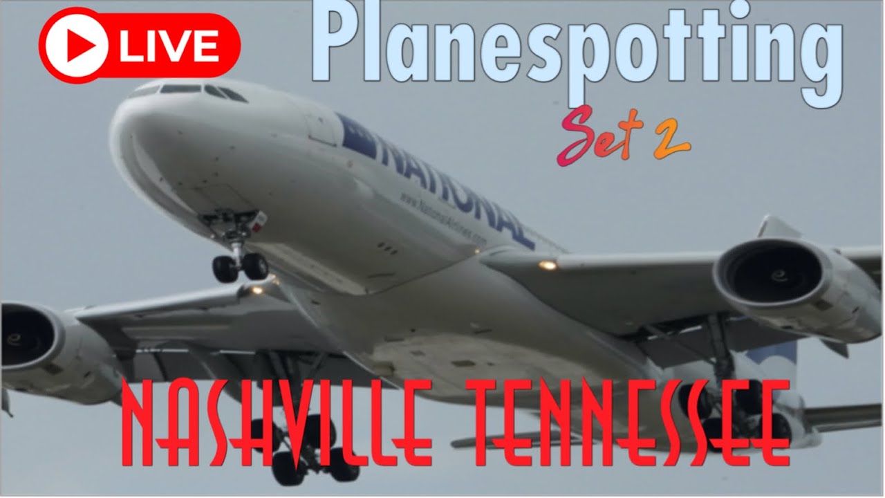 Live Planespotting from Nashville International Airport (KBNA) Set 2
