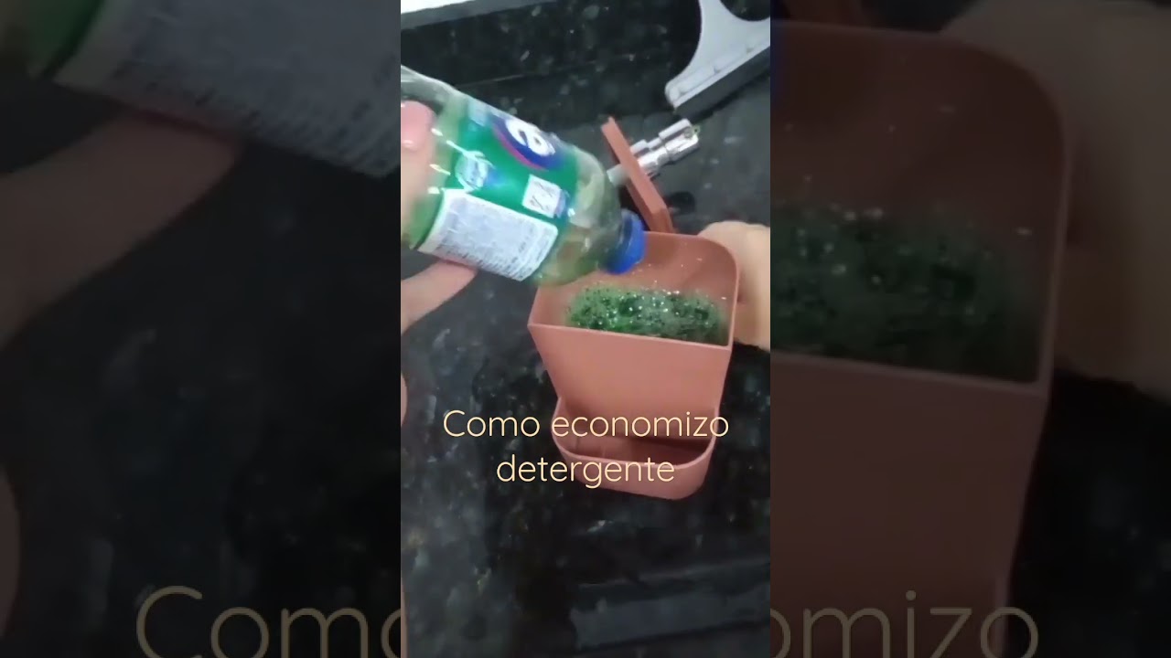 como economizo o detergente aqui em casa. #dicas #donadecasaporamor #cozinha #economia