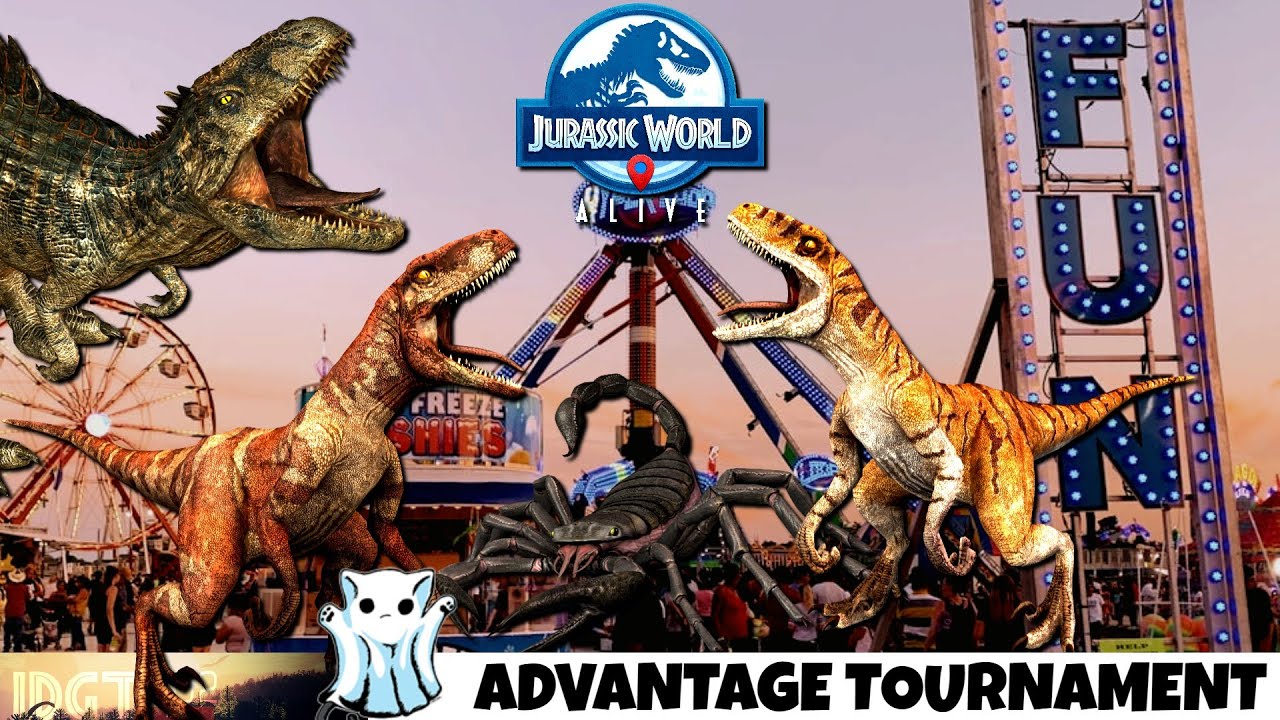 FUN! at the Advantage Tournament- ATROCIRAPTORS GIGANOTOSAURUS PULMONOSCORPIUS! Jurassic World Alive