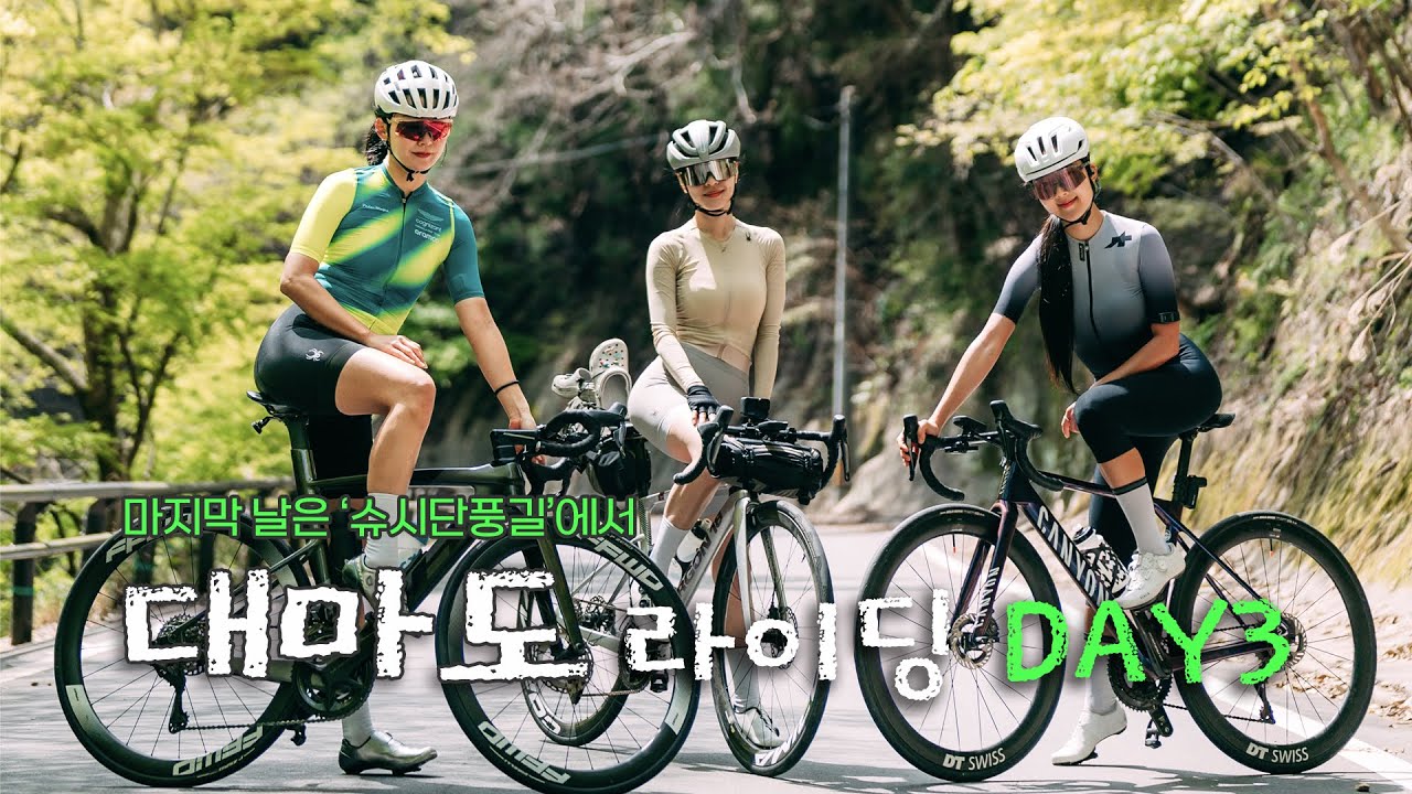일본 대마도 라이딩🇯🇵🍁 너무 예뻤던 슈시단풍길(메이플로드) 가을투어로 꼭 가보세요!