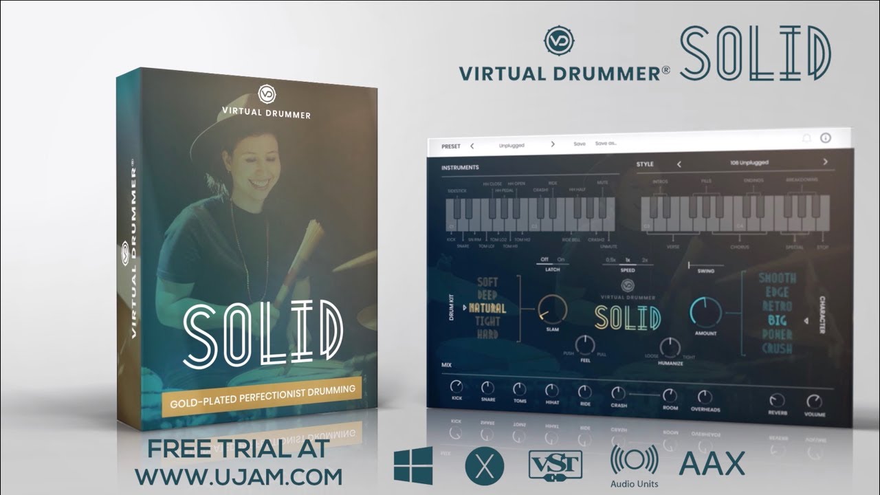 UJAM Instruments presents: Virtual Drummer SOLID