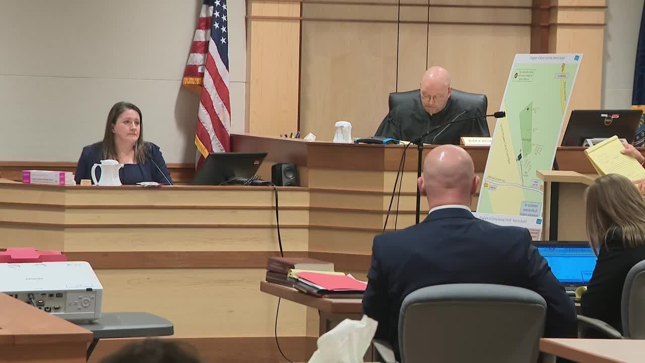 Logan Clegg murder trial video: Forensic firearms and toolmark examiner concludes testimony as pr...