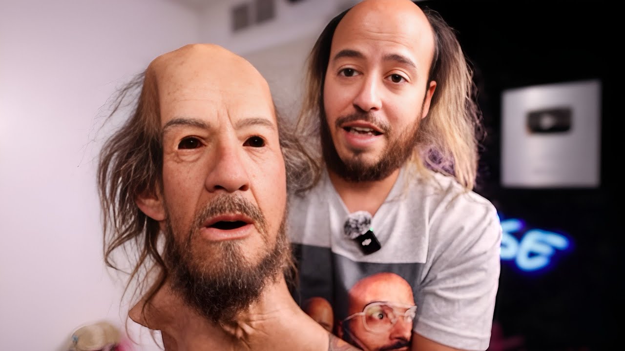 Realistic Old Man Mask Prank