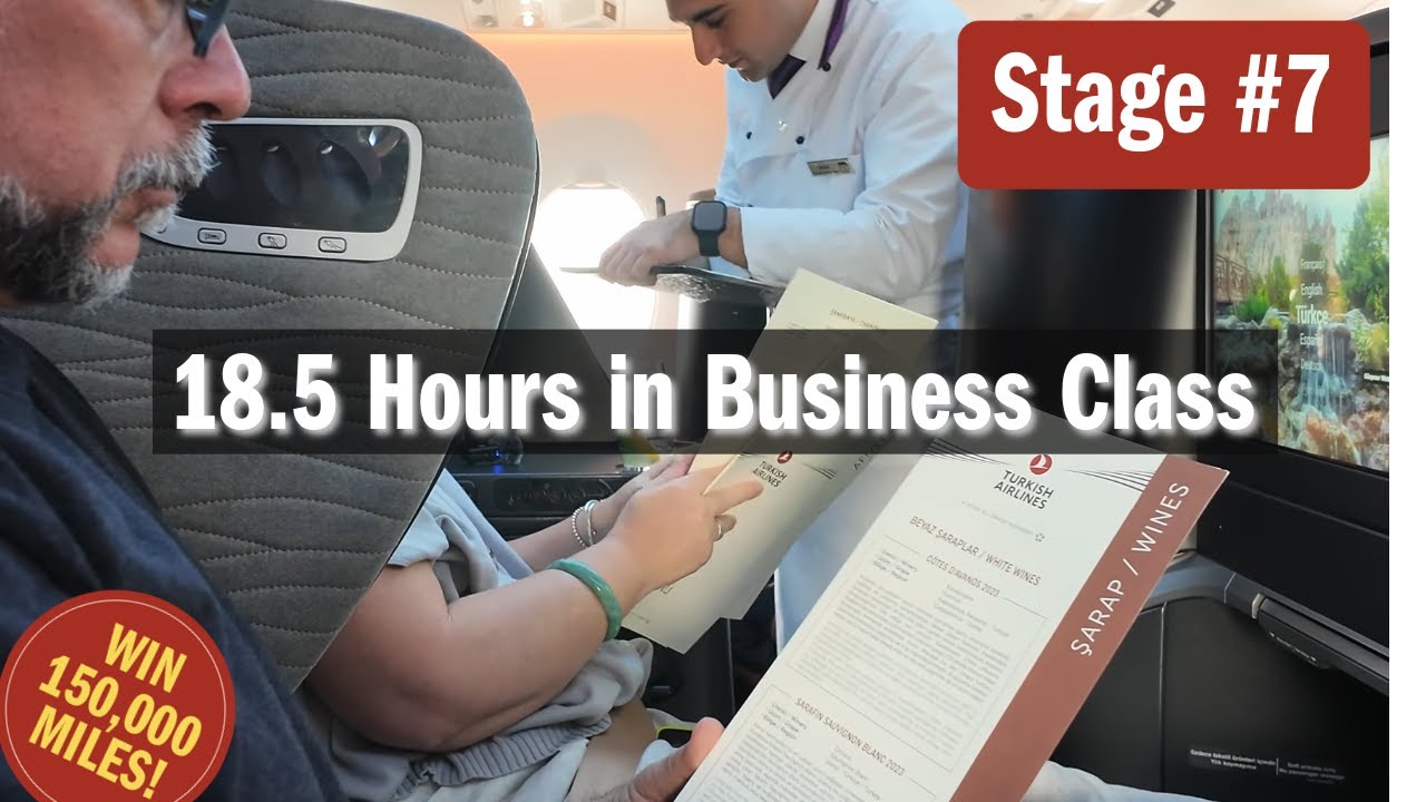 Trapped in Business Class for 18.5 Hours?! 😂 (Istanbul ➜ Sydney)