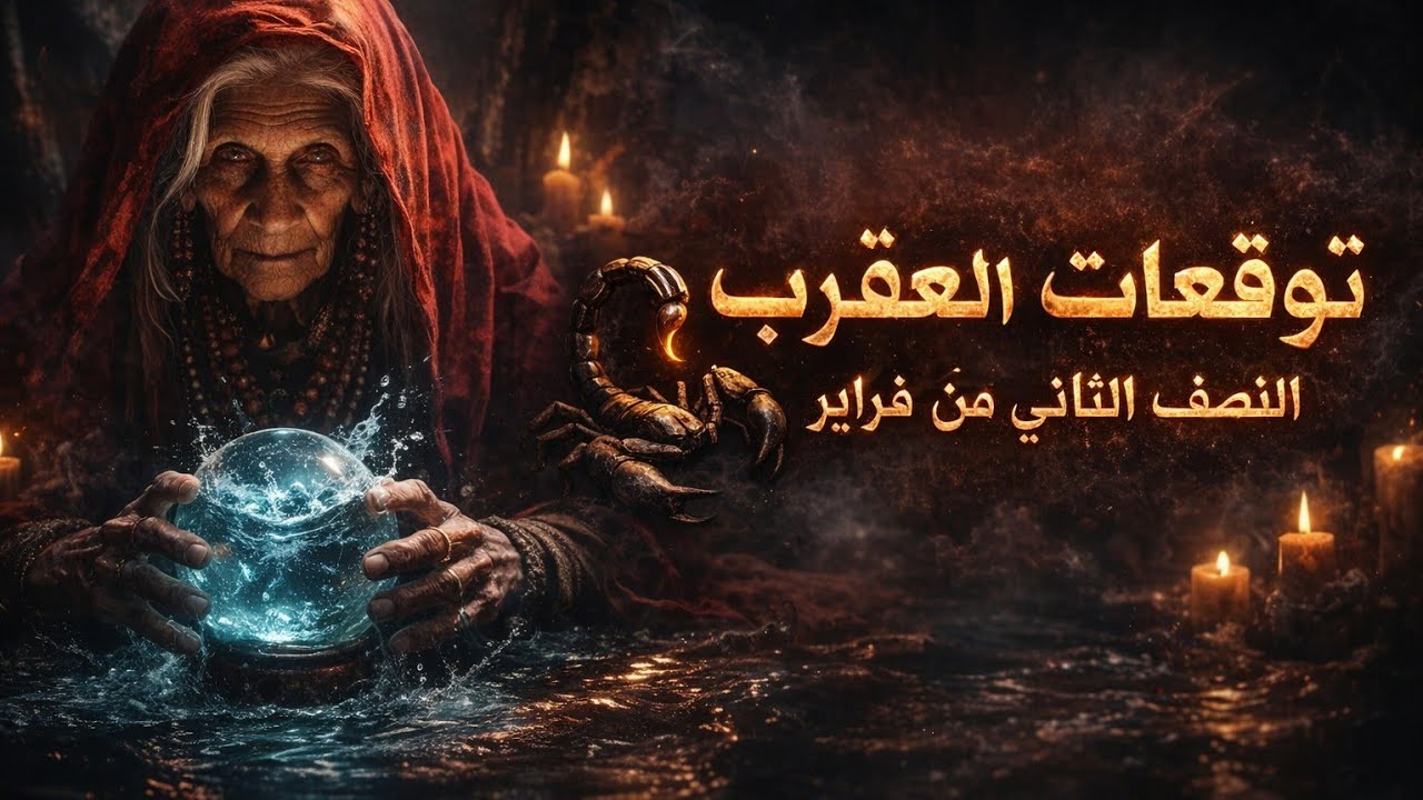 برج العقرب ♏ قراءه توقعات عامه اسبوعيه برج العقرب ♏ شهر فبراير الاثنين ٢/٩الي٢/١٥♏