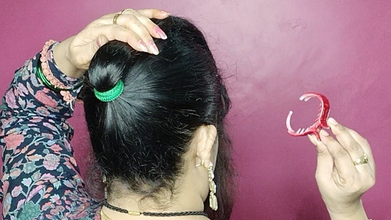 Hairstyle 🥰 Simple & Daily Use / Easy Hairstyles For Long Hair / Quick Easy Juda Hairstyle For Girls