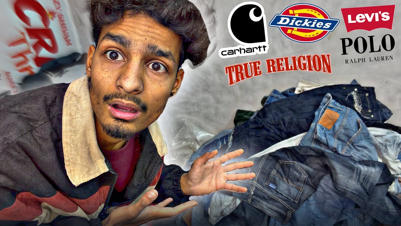 Review 45 kg vintage jeans / Carharrt / Dickeis / Levi’s / true religion / polo 