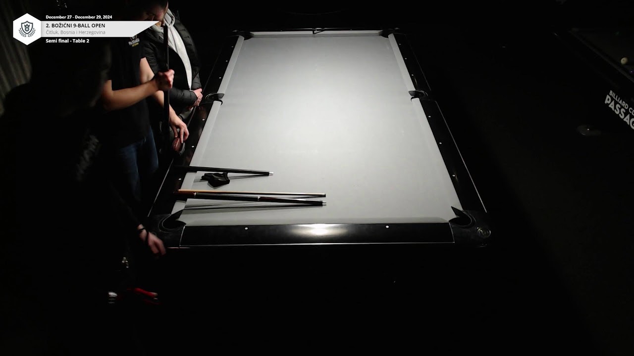 Božićni 9-ball open, FINALNI DAN , stol br.2