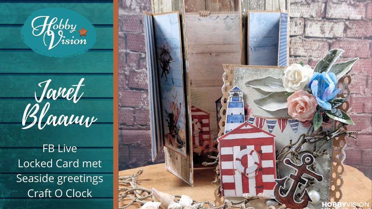FB live  - Locked Card met Seaside Greetings