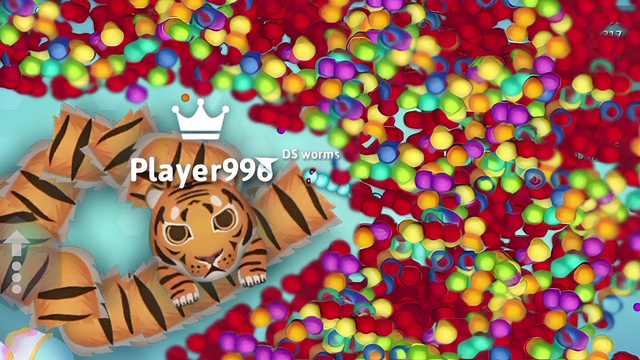 😨 I reached 80,000+ points in snake io gameplay🐍 Slushy snake skin 🐍DS worms biggest snake killing