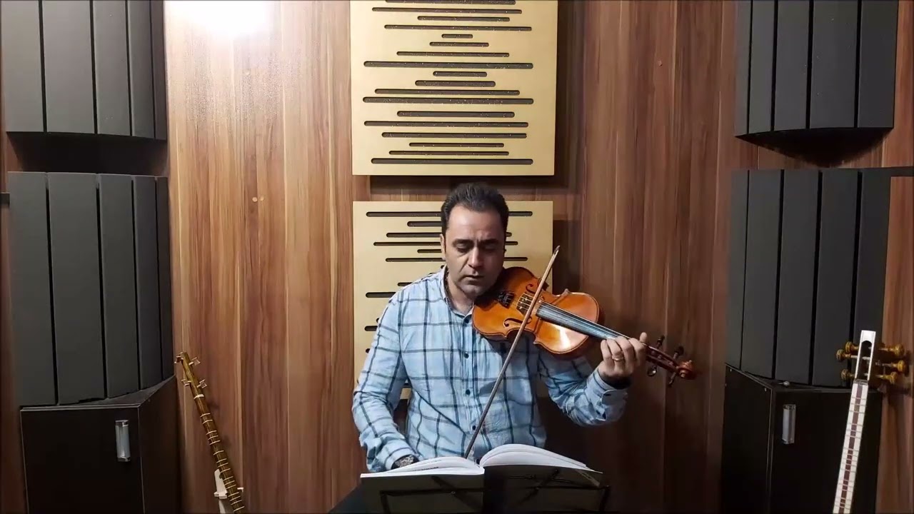 آموزش ویلن قسم به عشق معین گلبانگ 1 ایمان ملکی