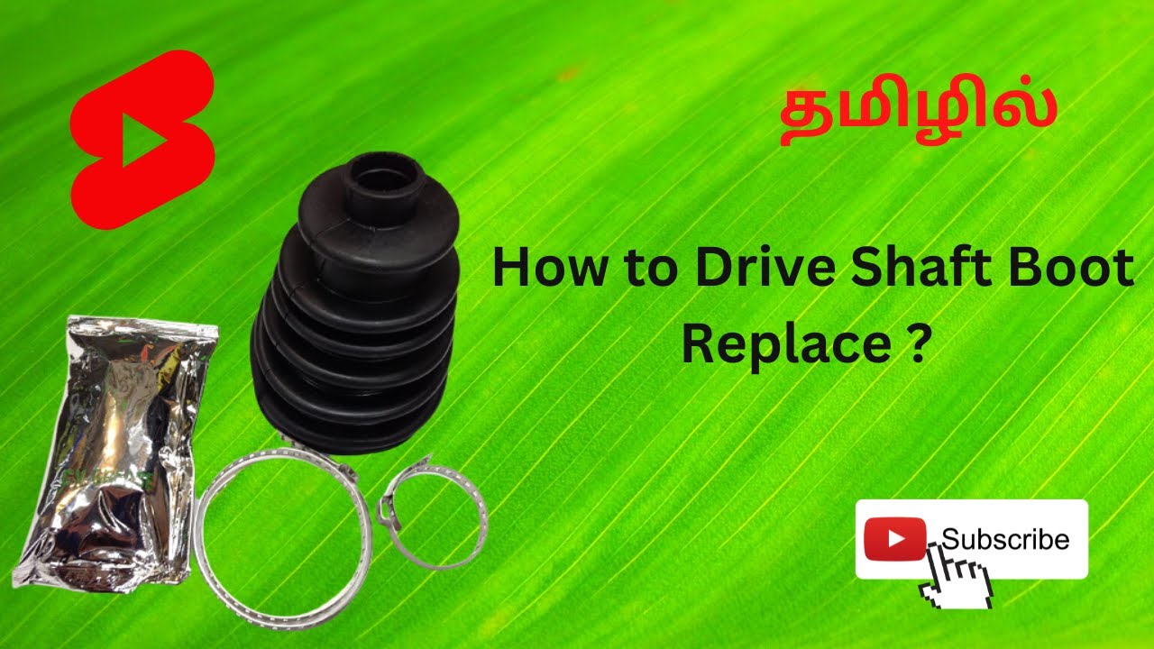 How to Drive Shaft Boot Replace ? @Chief.Mech.Tamil.