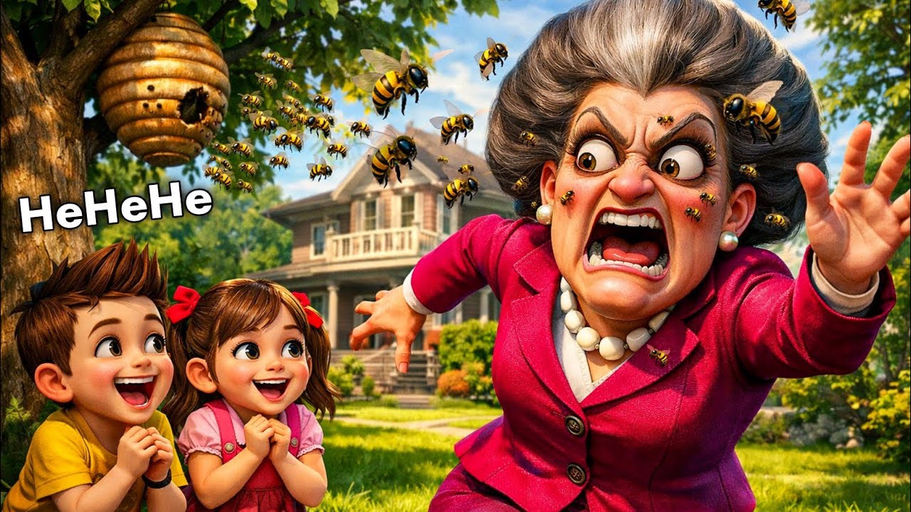Bees Are Chasing The Teacher | Scary Teacher 3D
