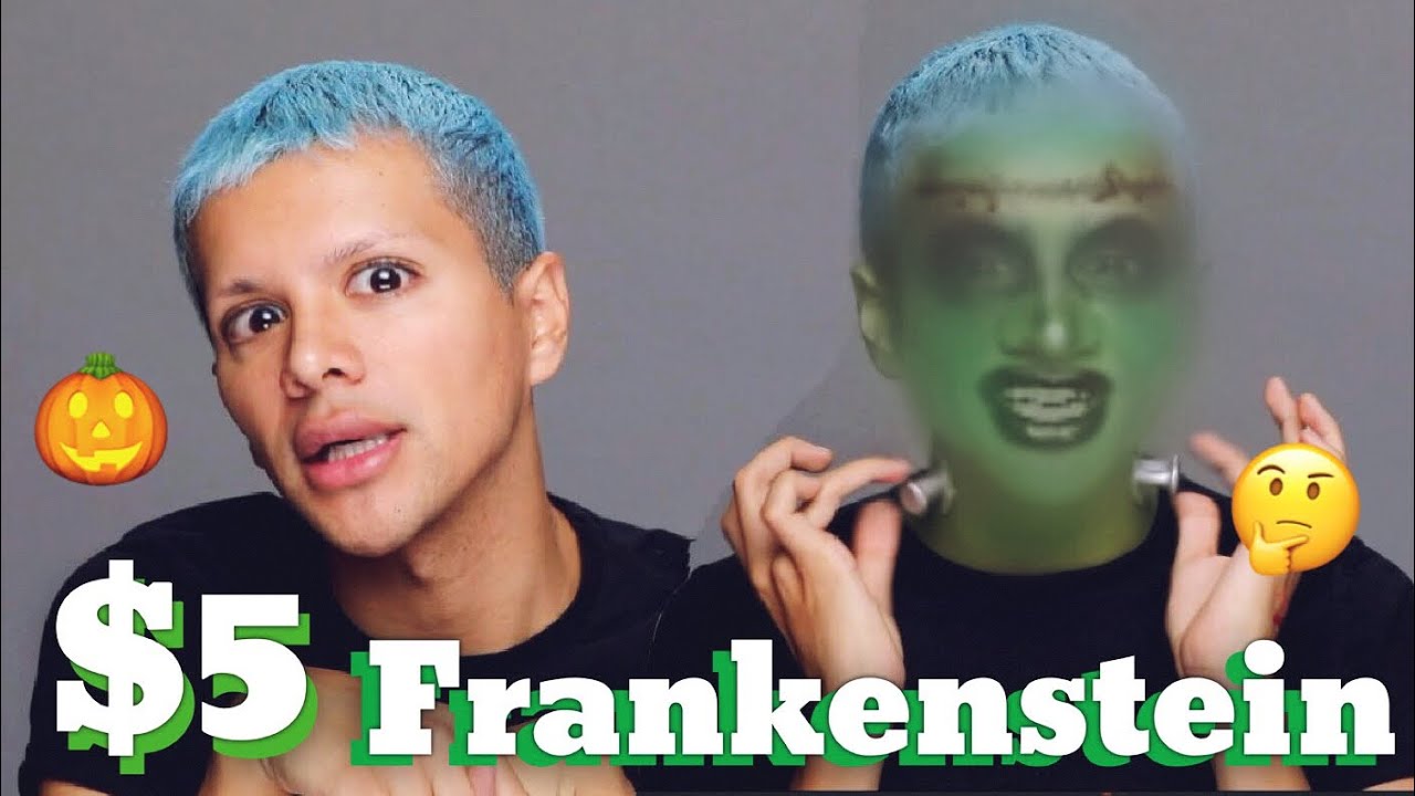 $5 Frankenstein Makeup Tutorial | Gabriel Zamora