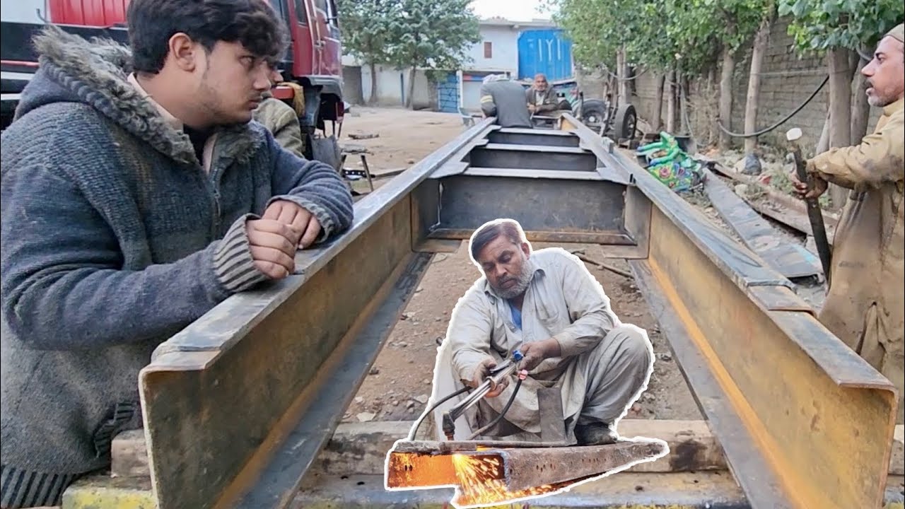 Manufacturing & Restoration of an broken Truck | Chassis Broken lyre Changing & Fitting Part 2