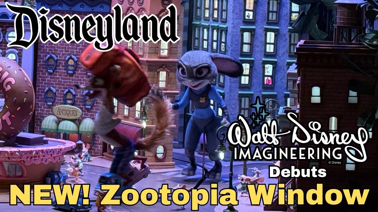 Imagineers Put Final Touches on NEW Zootopia Window | Disneyland Resort