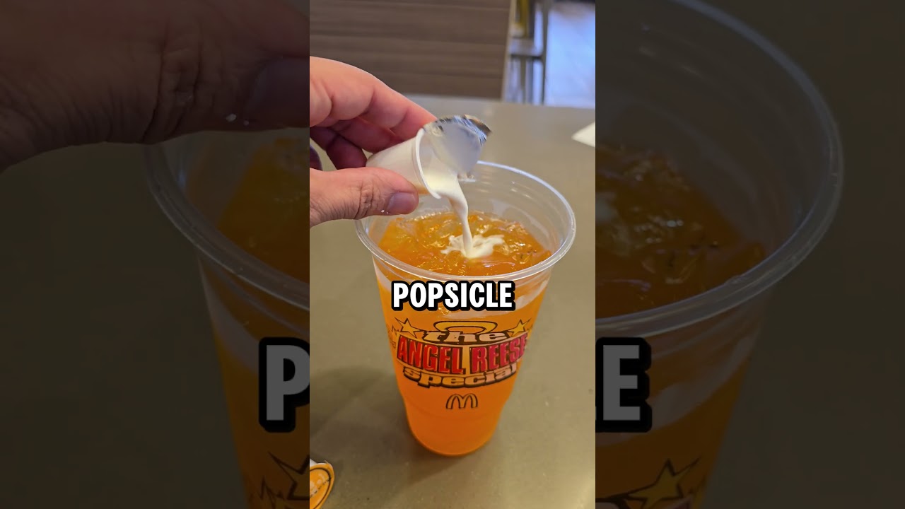 New McDonald's Orange Soda #youtubeshorts #shorts #mcdonalds