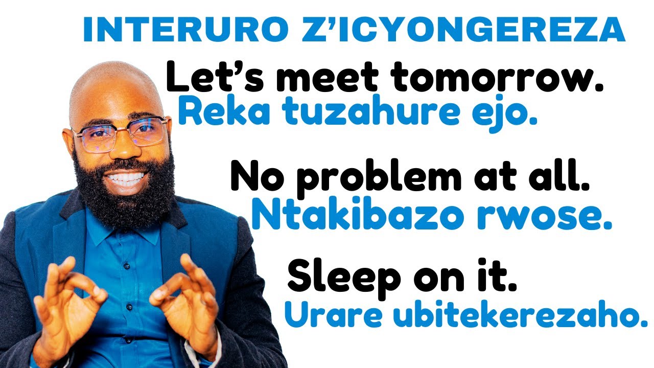 🔴Menya Interuro zifasha mu Kuvuga Icyongereza neza