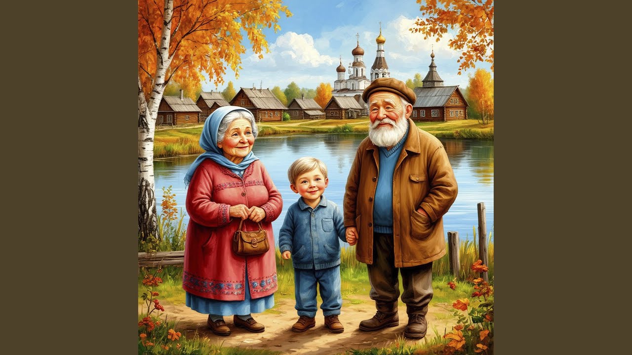 Мишка у Бабушки и Дедушки в деревне