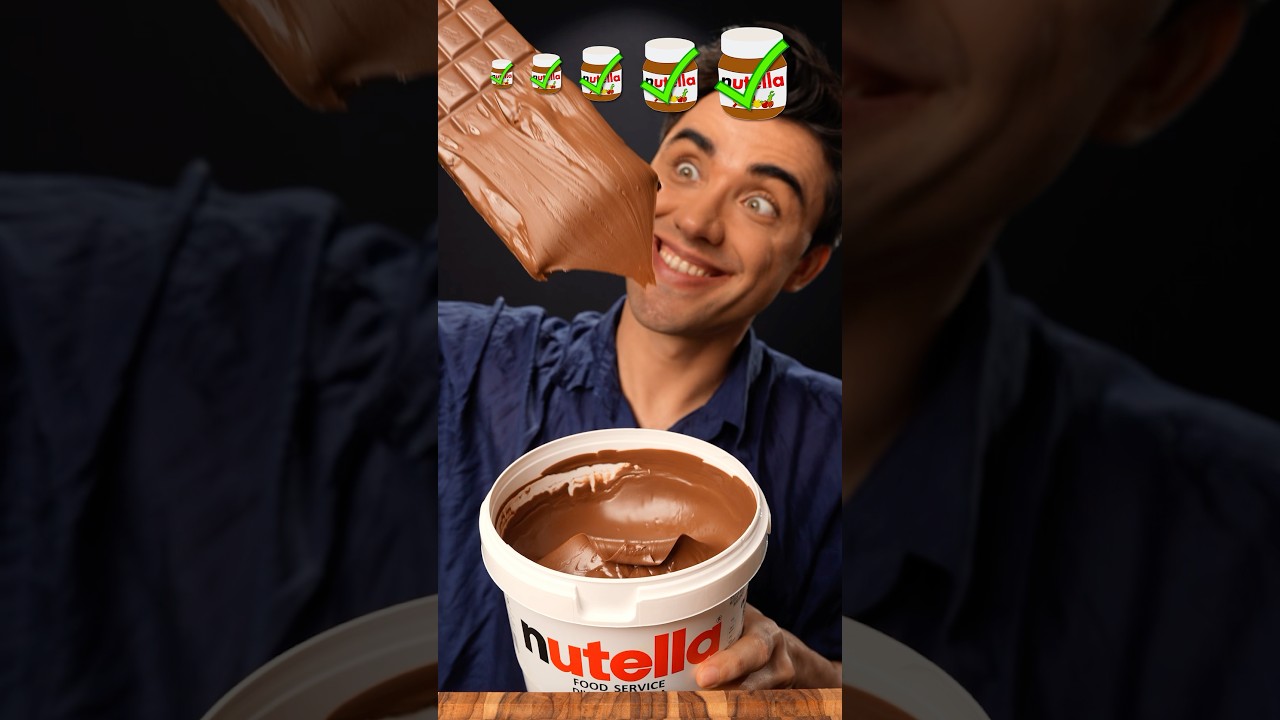 Small, Big, Giant Nutella Bucket 🪣 Challenge Part 2