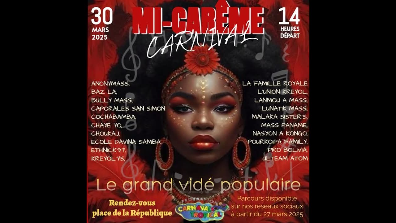 Paris live - Carnaval Dimanche 30-03-2025