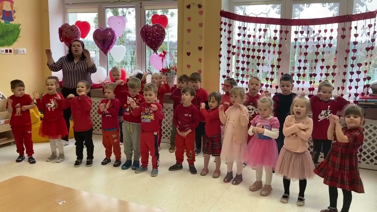 Przedszkole Bajka Gr. Krasnale 15.02.2023r „O a e zaraz powiem ci że kocham cię!”