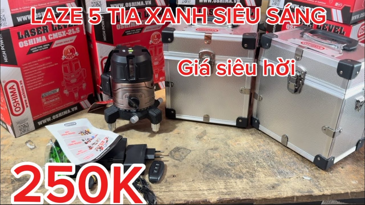 💥💥LAZE 5 TIA XANH OSHIMA NHẬT SIÊU SÁNG NÉT,CÂN BẰNG NHANH,LÀM TRONG NHÀ NGOÀI TRỜI ĐỀU OK GIÁ RẺ 