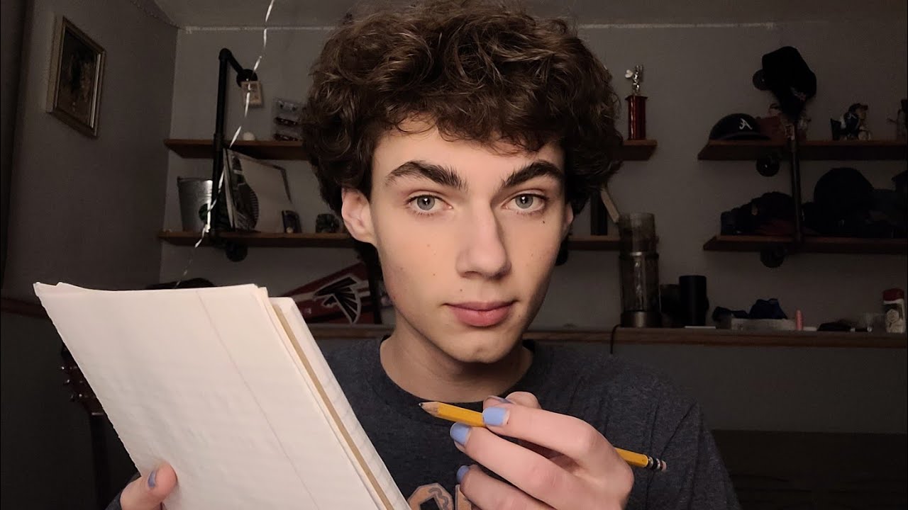 ASMR Interviewing you but only asking fun questions