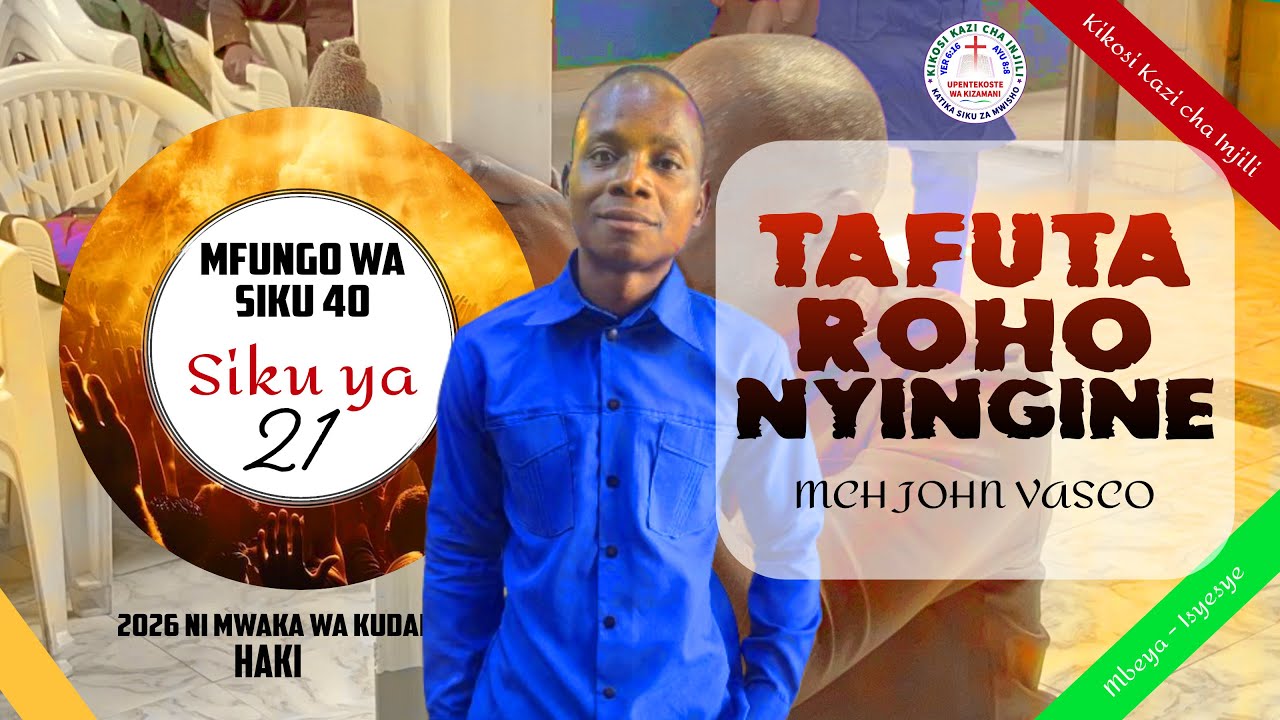 Mch John vasco - Jumatano - kikosi kazi cha injili