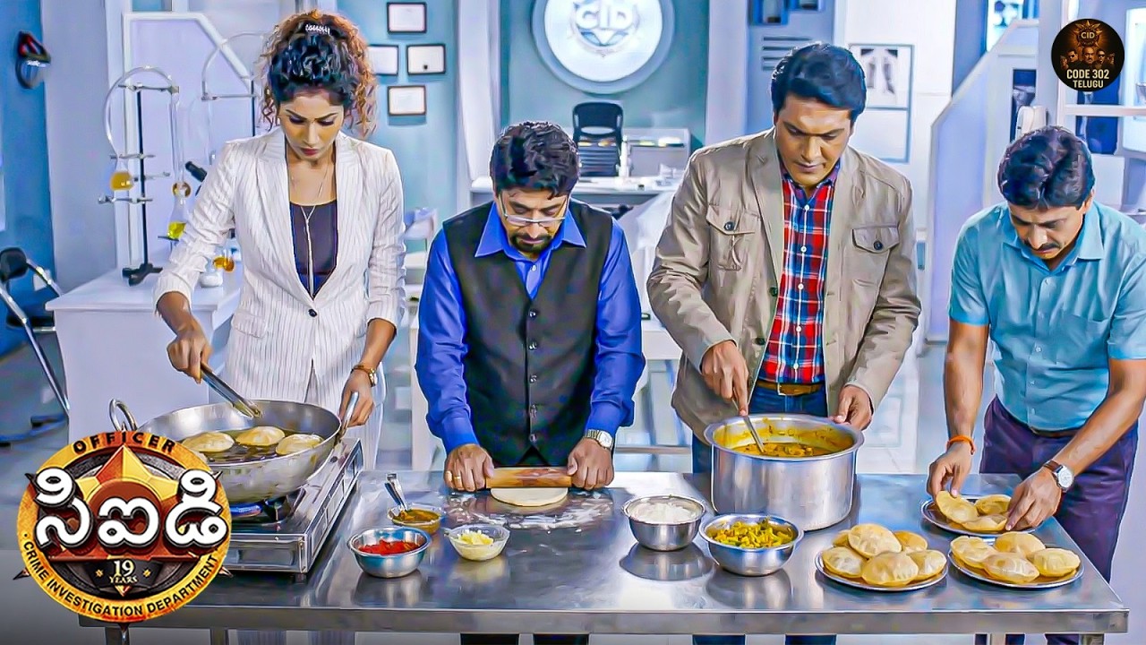 CID బృందం ఆఫీసులో చోలే పూరీ తయారు చేసినప్పుడు | Best Of CID Telugu | New EP