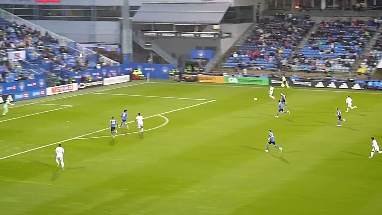 Jonathan Sirois of CF Montreal (Impact) makes an amazing save vs. Denis Bouanga of LAFC 5/24/25