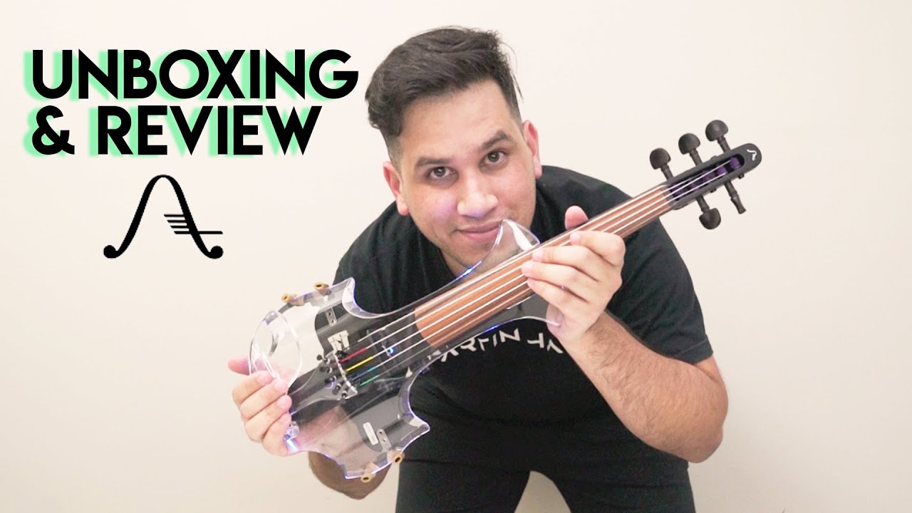 Violín eléctrico AURORA con LUCES LED 😱 Unboxing & review 📦