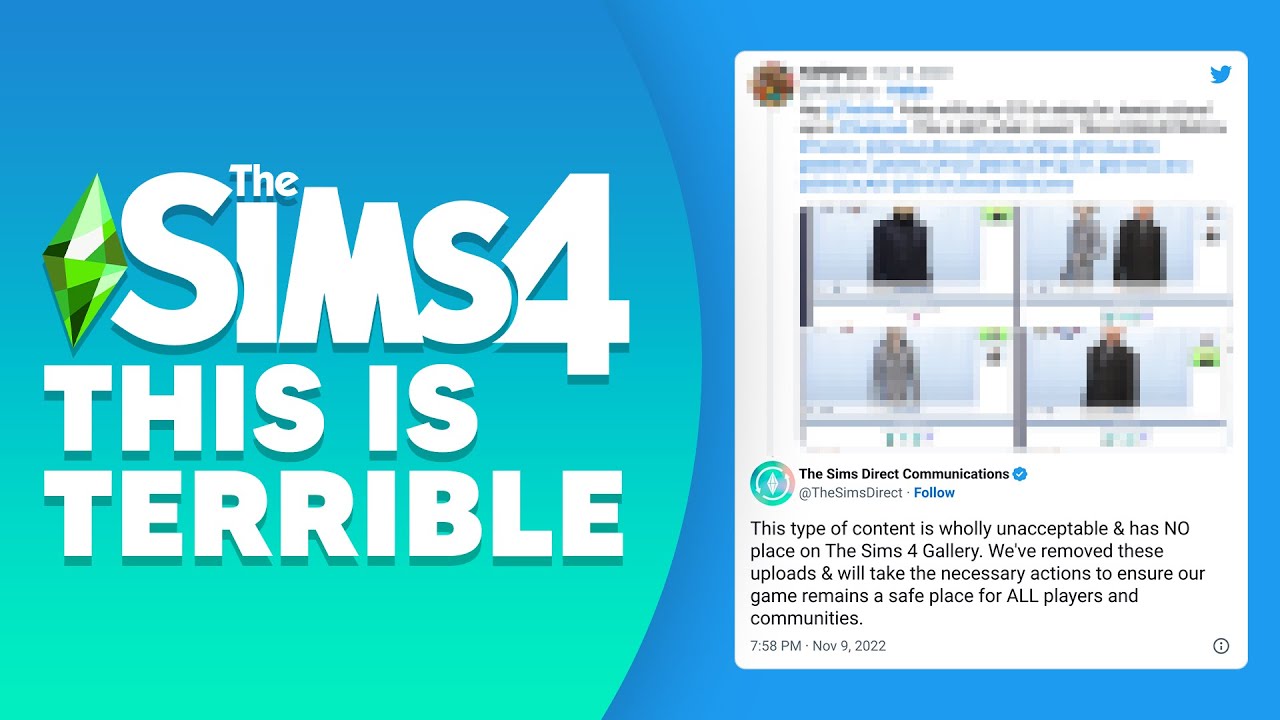 SIMS TEAM RESPONDS TO INAPPROPRIATE SIMS ON GALLERY! 😰
