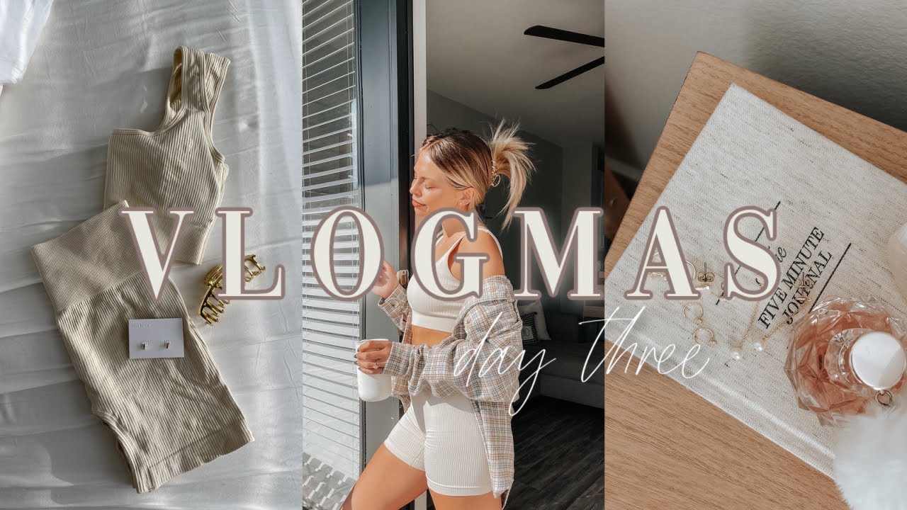 VLOGMAS #3 🤎 packing for my honeymoon, organizing my pantry, + ana luisa favorites