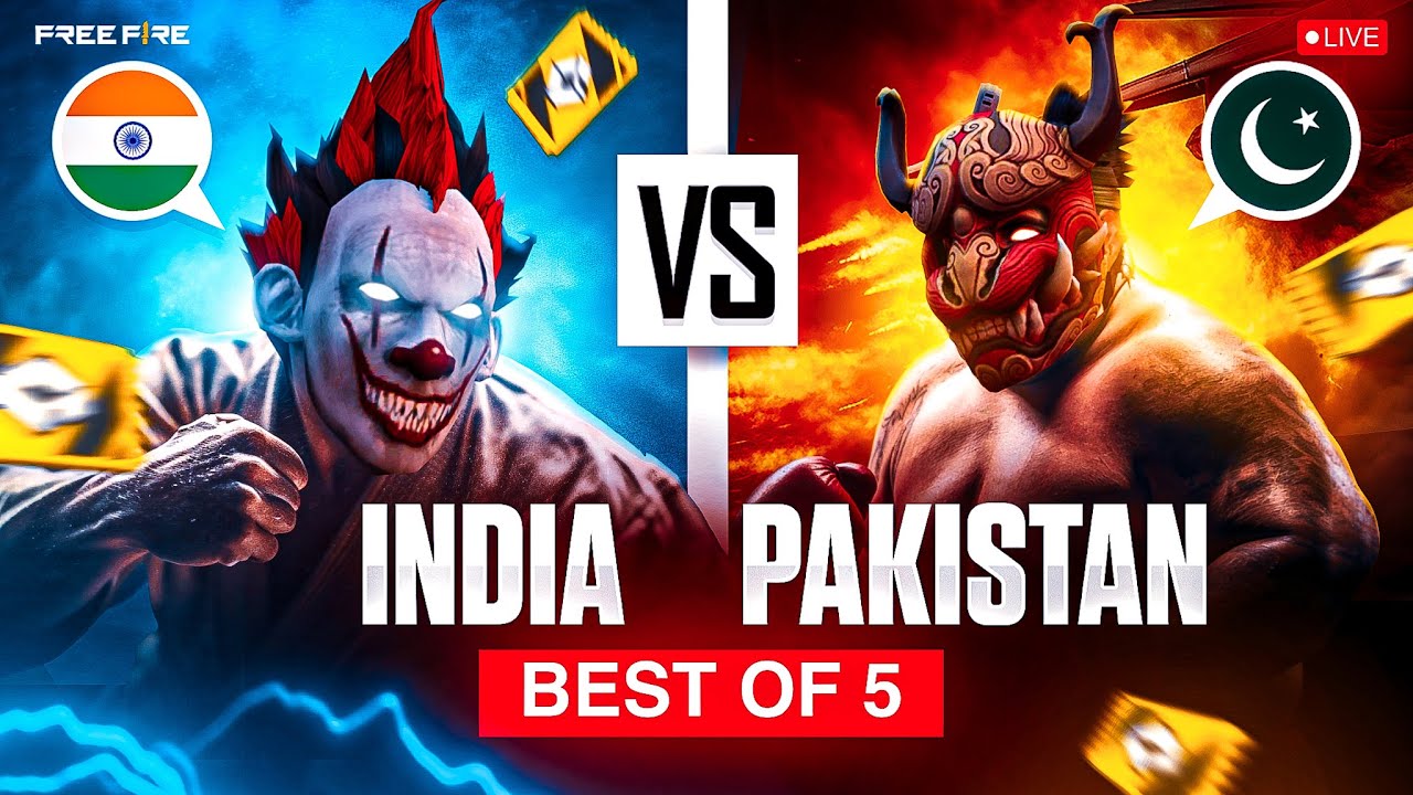 India Vs Pakistan | Quarter Finale BO5 | Classy Is Live 🖤🤍 #classyfreefire #freefirelive